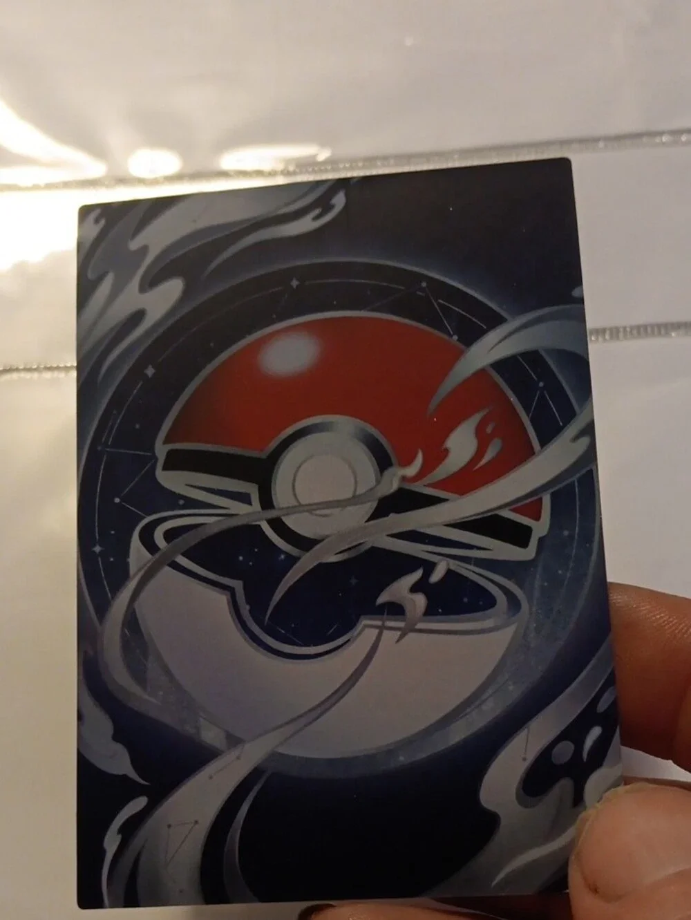 Mimikyu Holographic Trading Card - Ghost/Yellow Accent